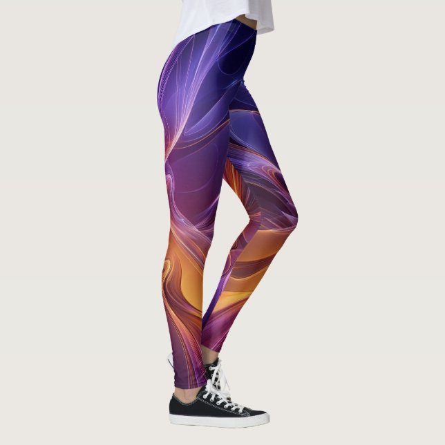 Leggings Radiant orange purple (Droite)