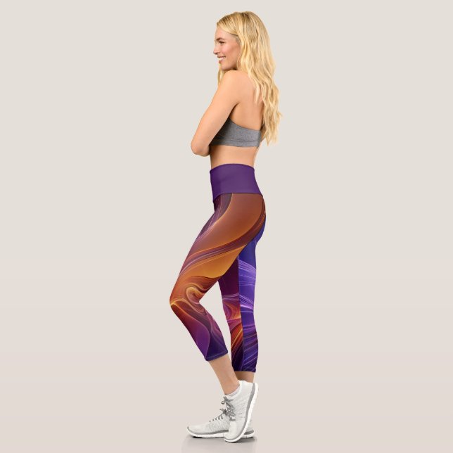 Leggings radiant purple orange (Gauche)