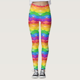 Leggings Rainbow Diamond Pride Jacquard Éperche Sirène