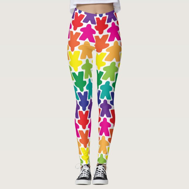 Leggings Rainbow Meeple (Devant)