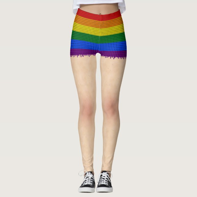 Leggings Rainbow Pride Shorts (Devant)