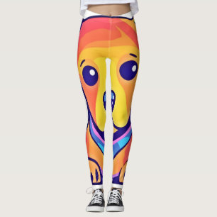 Leggings Rainbow Puppy Love