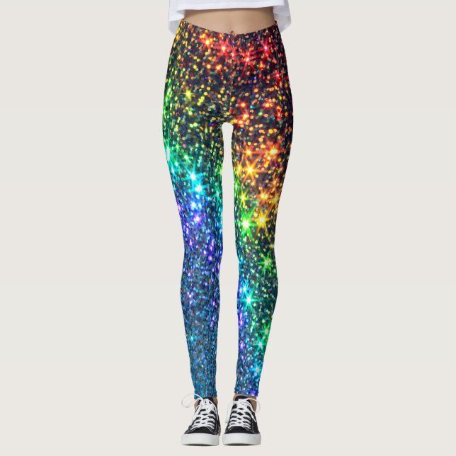 Leggings Rainbow Stars Yoga Pants (Devant)