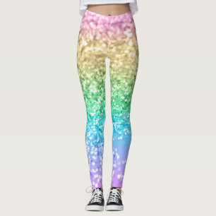 Leggings Rainbow Unicorn Parties scintillant 2 (Parties sci
