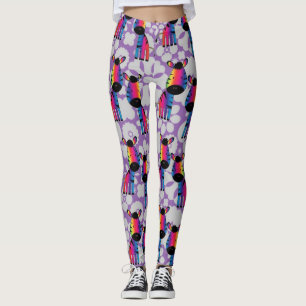 Leggings Rainbow Zebra