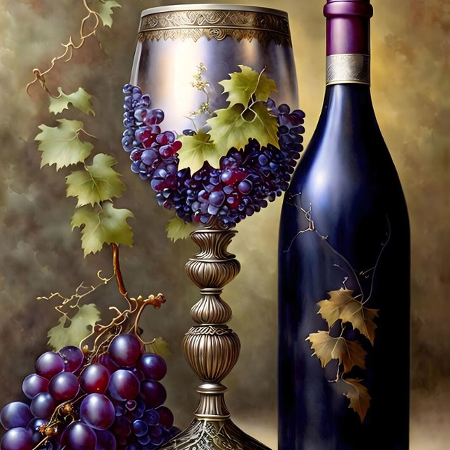 Leggings Raisins de vin Vintage toscan (Créateur téléchargé)