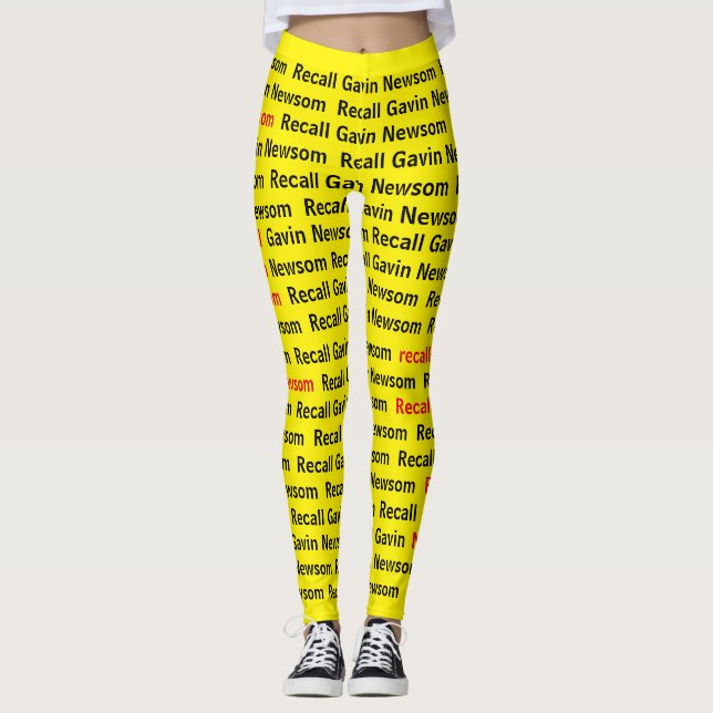 Leggings Rappeler Gavin Newsom (Devant)