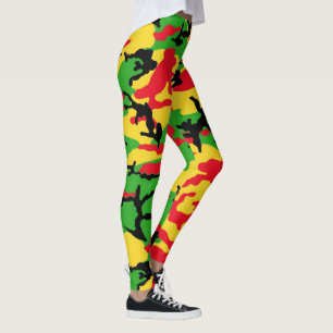 Leggings Rasta Camo