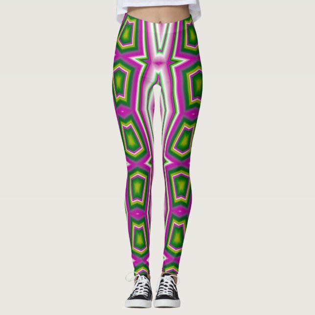 Leggings "Ratti_Creative_Arts" mit geometrischen M (Vorderseite)