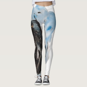 Leggings Raven Magie Harmonie Totem Harmonie Aquarelle Myst