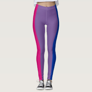 Leggings Rayure verticale bisexuelle du drapeau LGBT de