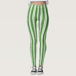 Leggings rayures art abstrait