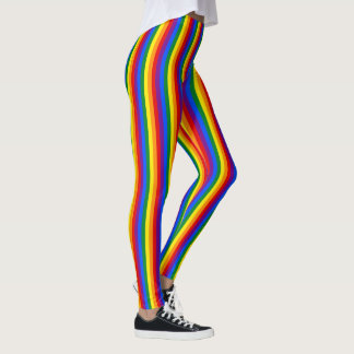 Leggings Rayures d'arc-en-ciel de gay pride