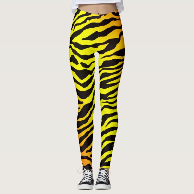 Leggings Rayures de tigre (Devant)