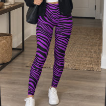 Rayures de zèbre noir violet