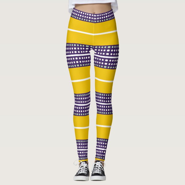 Leggings Rayures et points (Devant)
