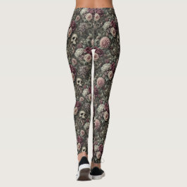 Leggings Reaping in the Rose - Délirium victorien gothique