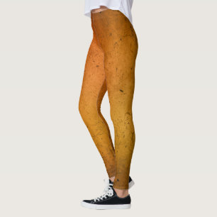 Leggings Récolte or solide couleur plaine