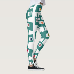 Leggings Rectangles et Carrés modernes du milieu du siècle