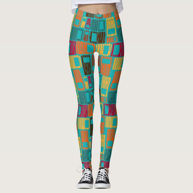 Leggings Rectangles interrompues (Devant)
