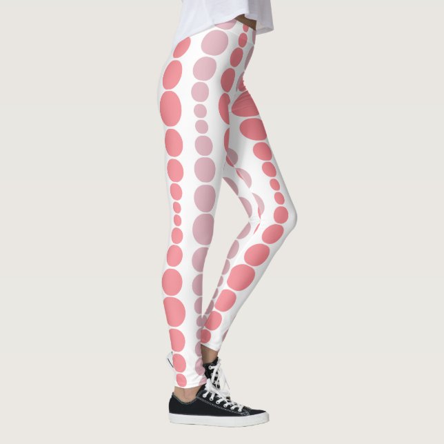 Leggings Rectangles roses modernes (Droite)