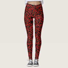 Leggings Red Chili Peppers