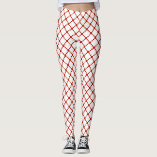 Leggings Red Dot Pattern