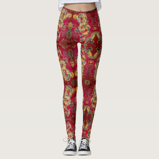 Leggings Red Dragon
