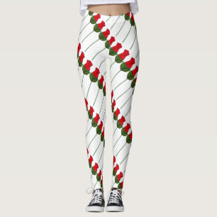 Leggings Red Rose Rose Saint Valentin Légendes Fleurs