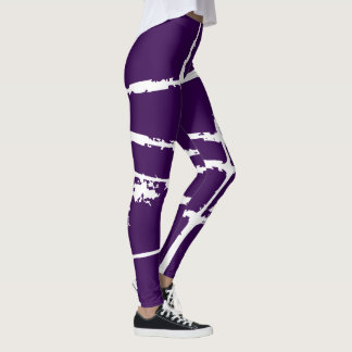 Leggings Refined White Light Grunge Modern Dirty Mesh