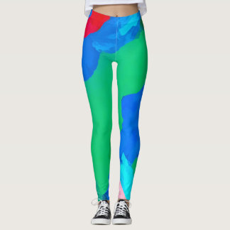 Leggings Réflexion Abstraite