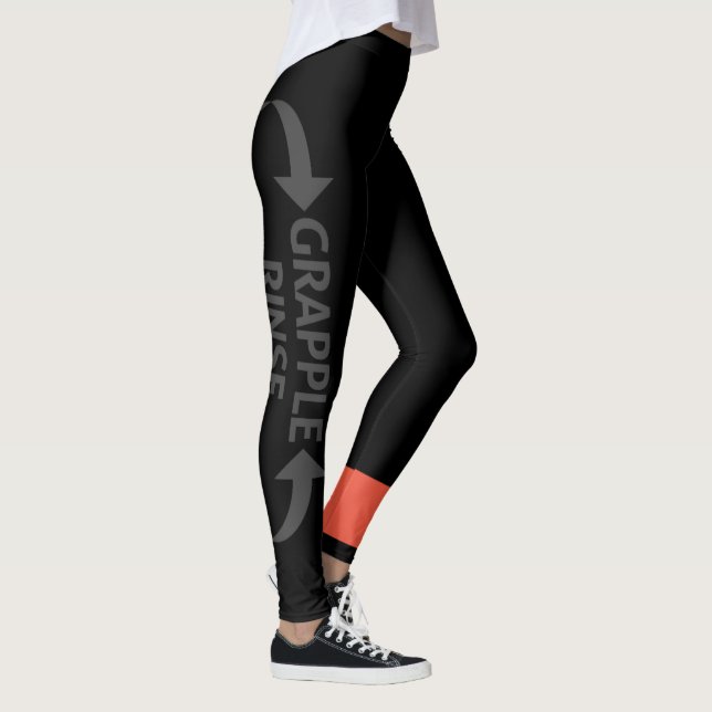 Leggings #RefugeeJitsu a classé les naissains (ceinture noi (Droite)