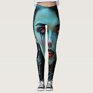 Leggings Reine Vampire : Art de la Ténébreuse Séduction