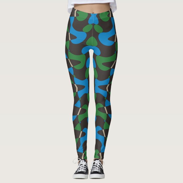 Leggings Remous de carnaval (Devant)