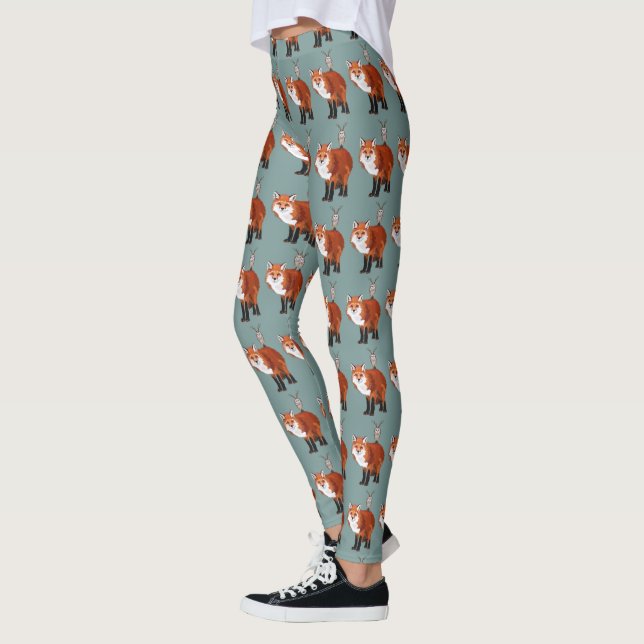 LEGGINGS RENARD ET HIBOU D'ANTLER (Gauche)