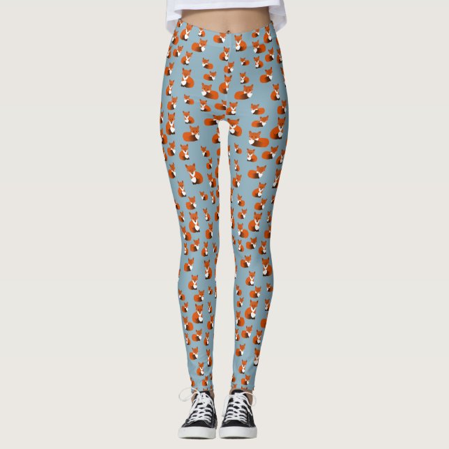 Leggings Renards rusés (Devant)