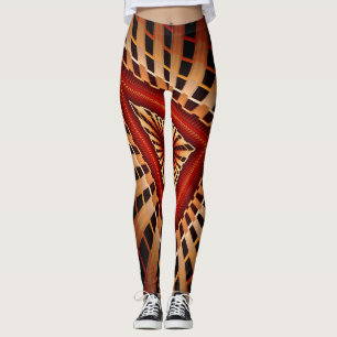 Leggings Réseau d'Imaginaires 3D Conception graphique fract