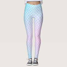Leggings Réseaux géométriques Abstraits de lignes vertes