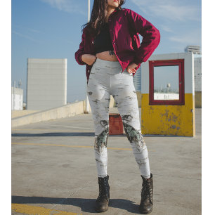 Leggings Ressemblent à des hérissons de bois de bouleau