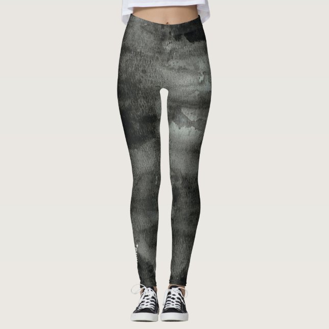 Leggings Restez positif - Motivation quotidienne (Devant)