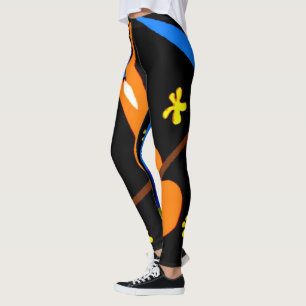 Leggings Résumé Formes Style de verre de tôle,