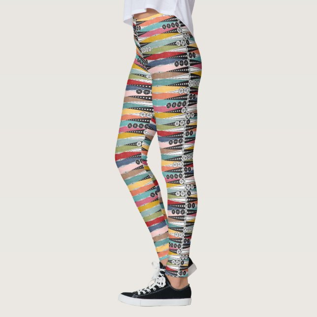 Leggings Retro âge atomique jacquet (Gauche)