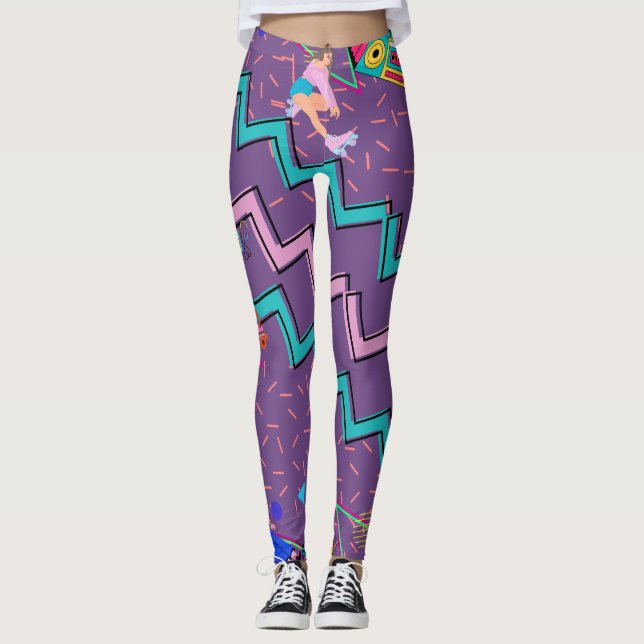 Leggings Rétro Funky  (Devant)