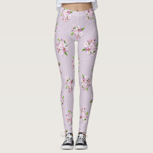 Leggings Rétro modèle floral de ressort