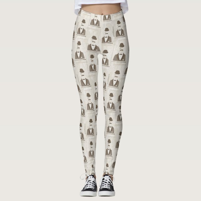 Leggings Rétro motif pour l'homme (Devant)