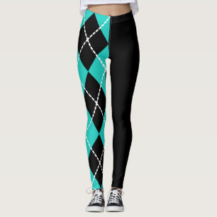 Leggings Rétros demi de guêtres à motifs de losanges