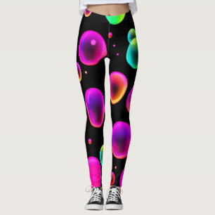 Leggings Rêve de bulle clignotante arc-en-ciel