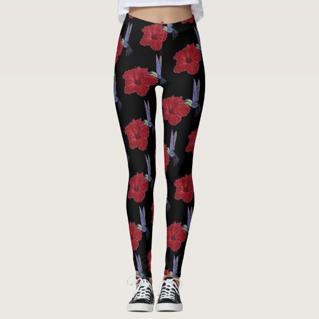 Leggings Rêve de colibri (Devant)