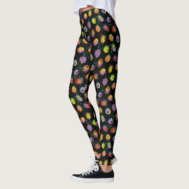 Leggings RICK ET MORTY™| Motif psychédélique (Gauche)