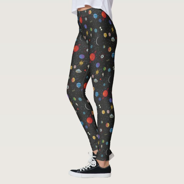 Leggings RICK ET MORTY™ | Motif spatial (Gauche)